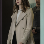 Kayla Craig Cross Beige Trench Coat